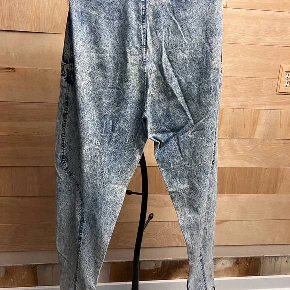 Z. Cavaricci Blue Acid Wash Relaxed Jeans - Picture 3 of 3